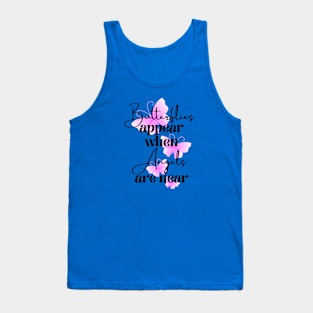 Butterflies Appear When Angels Are Near Tank Top